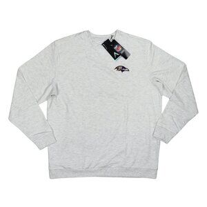 Baltimore Ravens NFL Football Antigua Crew Neck Lightweight Men's Sweatshirt NWT